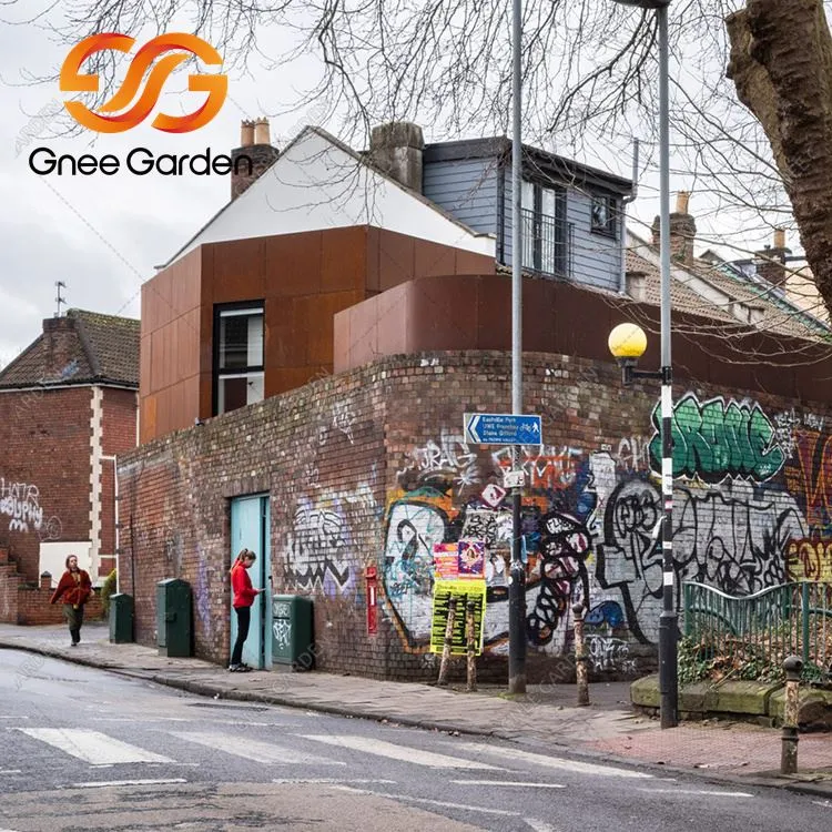 Външна облицовка от стомана Corten