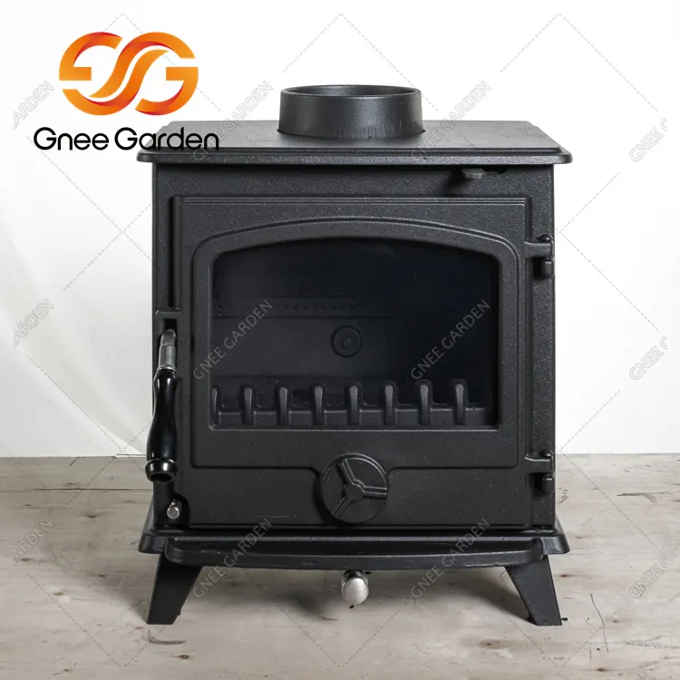 Чугунена печка на дърва