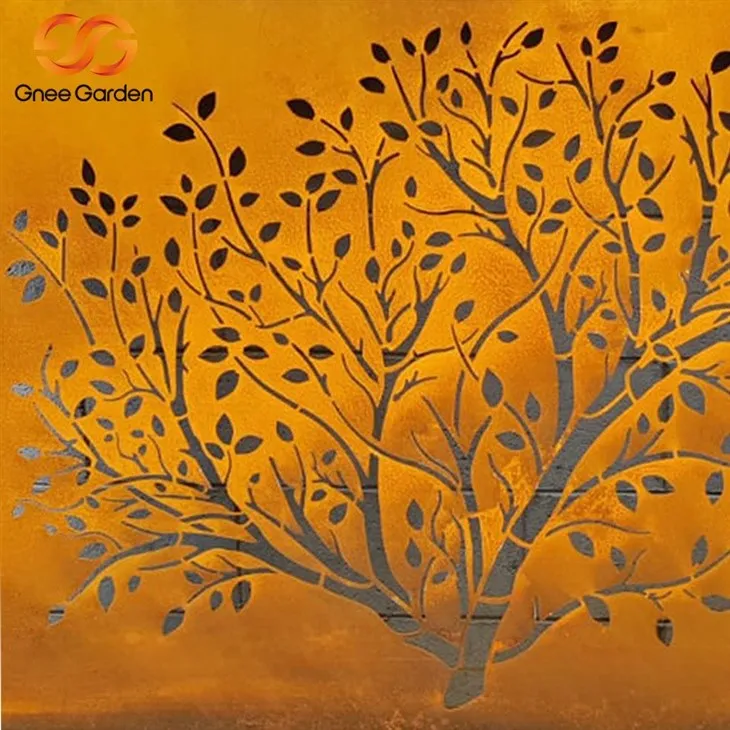 Landscape Decoration Corten Steel Screens