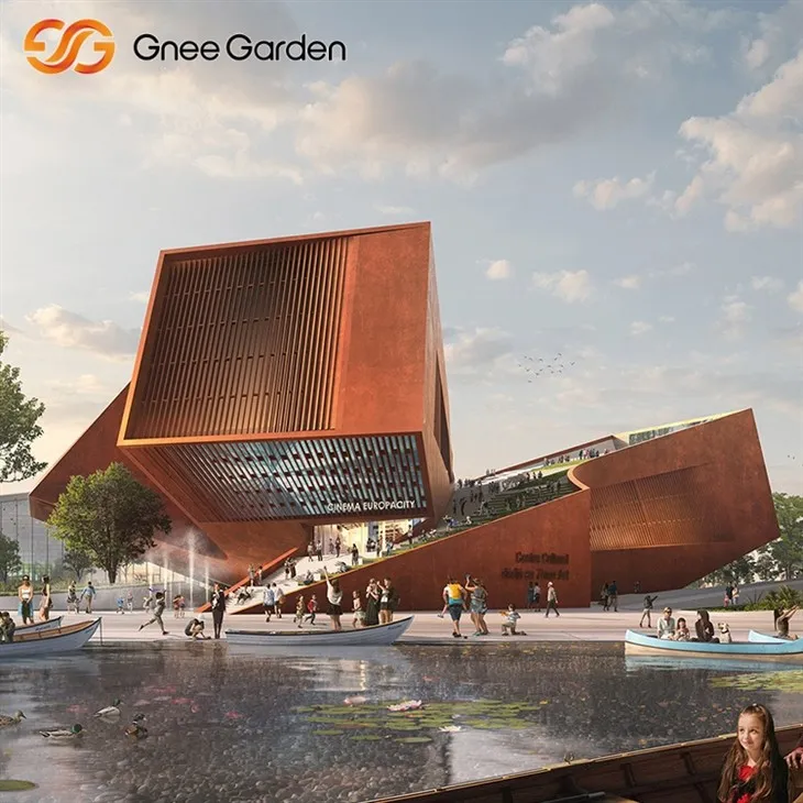 Corten Cladding Rust Effect стоманени панели