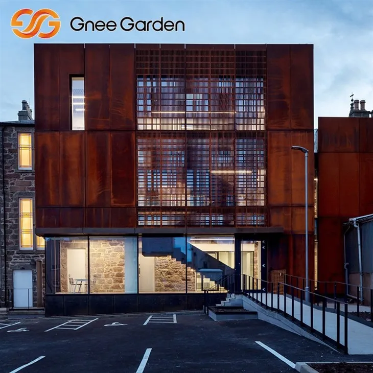 Corten Steel Cladding Industrial Style