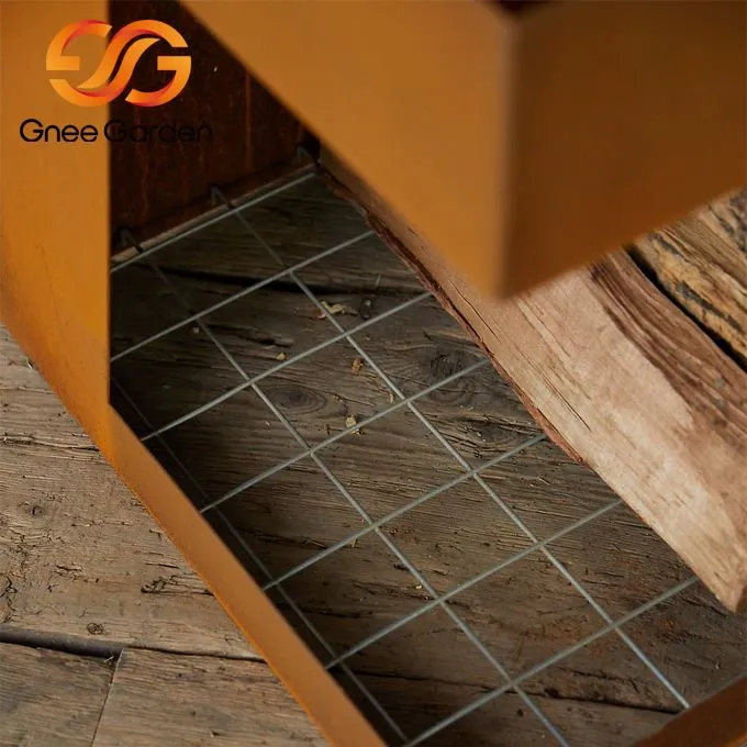 Свободностояща камина от стомана Corten