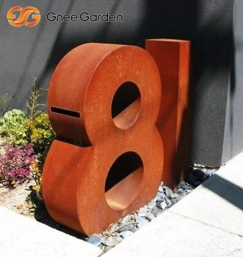 Corten Steel Metal Plotbox за продажба