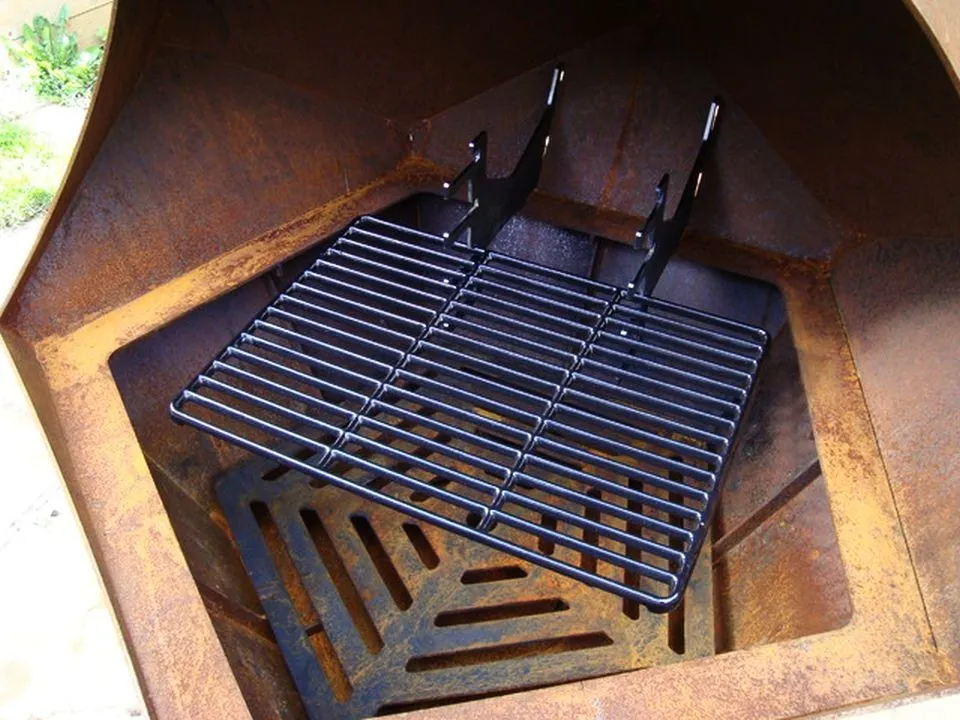 Corten Steel Outdoor Kitchen