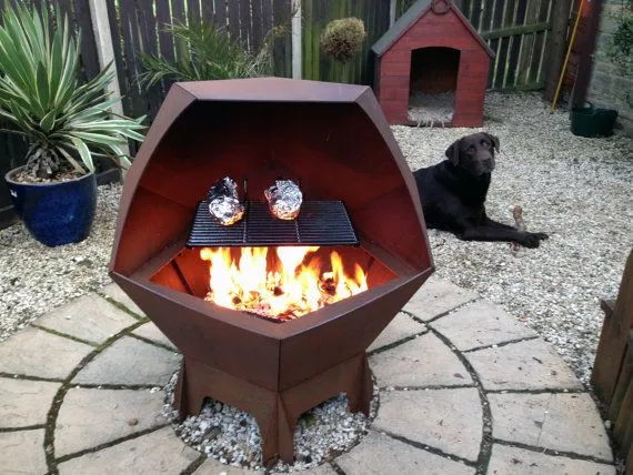 Външна кухня Corten Steel