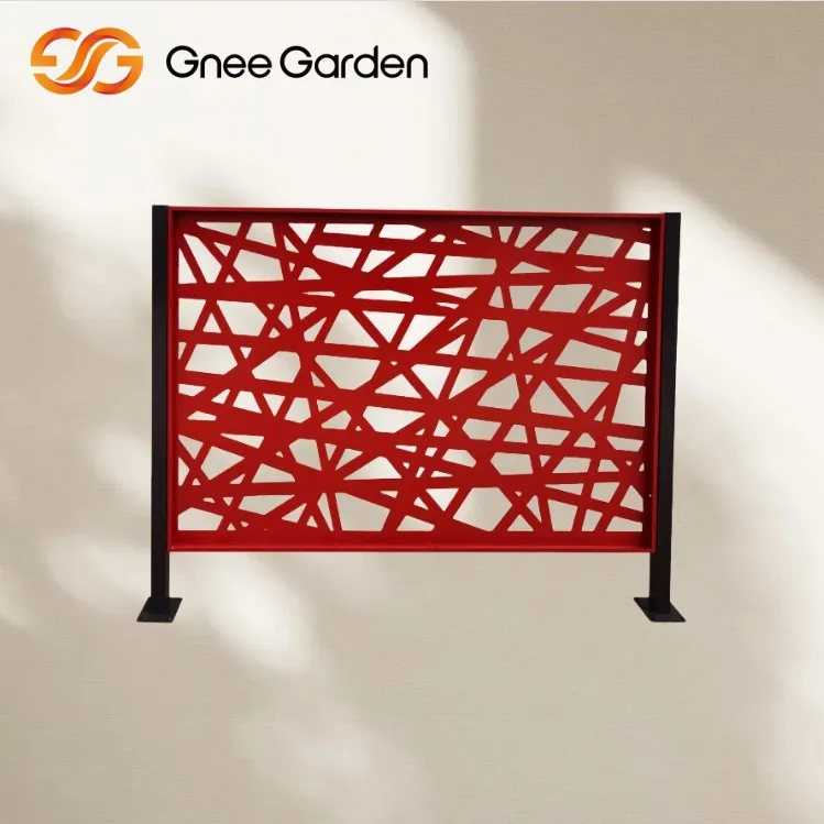 Кортен стоманени червени лазерни метални панели