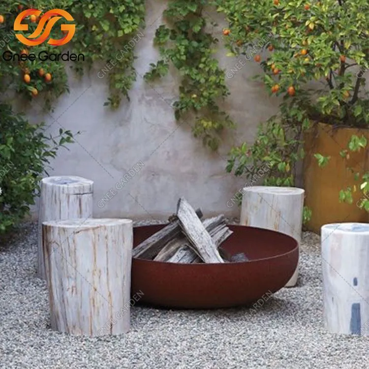 Corten Steel Изгаряне на дърва