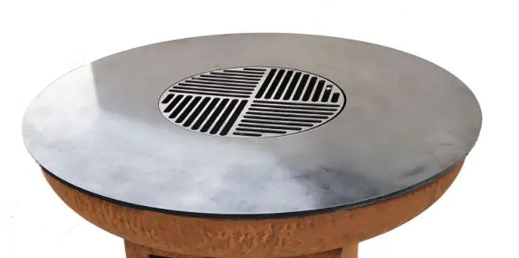 Скара за барбекю на дърва Corten Steel