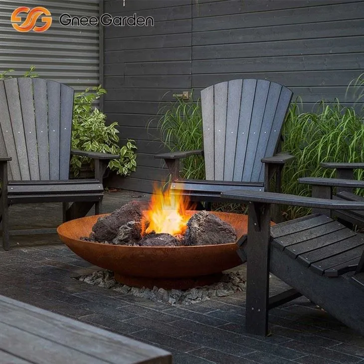 Corten Stylish Propane Pit Garden Party