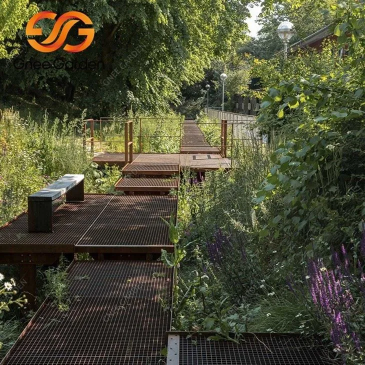 Rust Weathering Steel Stairs