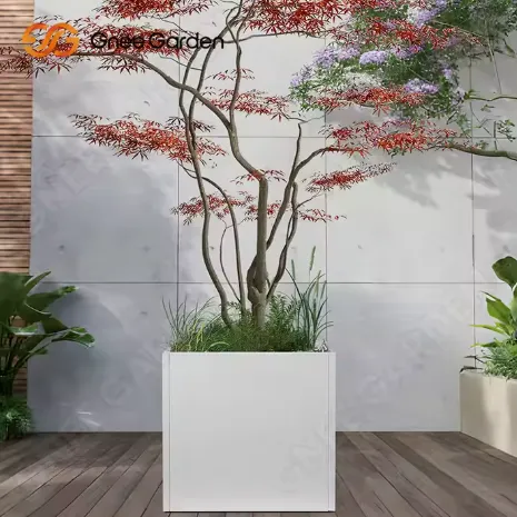 Steel Sheet Flower Box Planter Box Garden Decoration