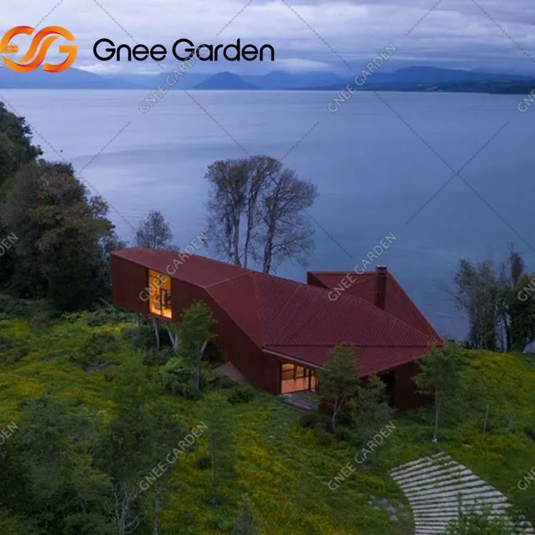 Декорирана стена за облицовка на Corten