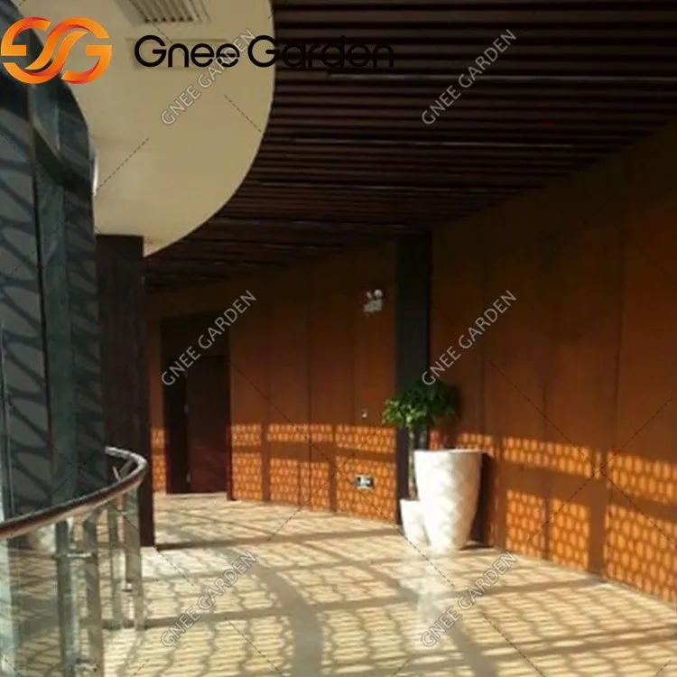 Decorative Facade Corten Curtain Wall