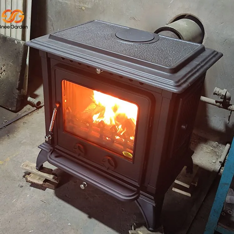 Двустранна камина на дърва