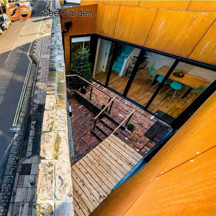 Фасадни панели Corten Steel устойчив на корозия