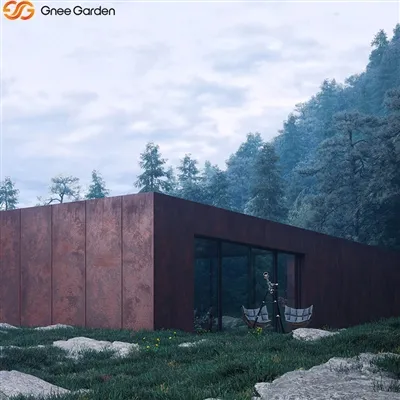 Как да инсталирате Corten Steel Saiding