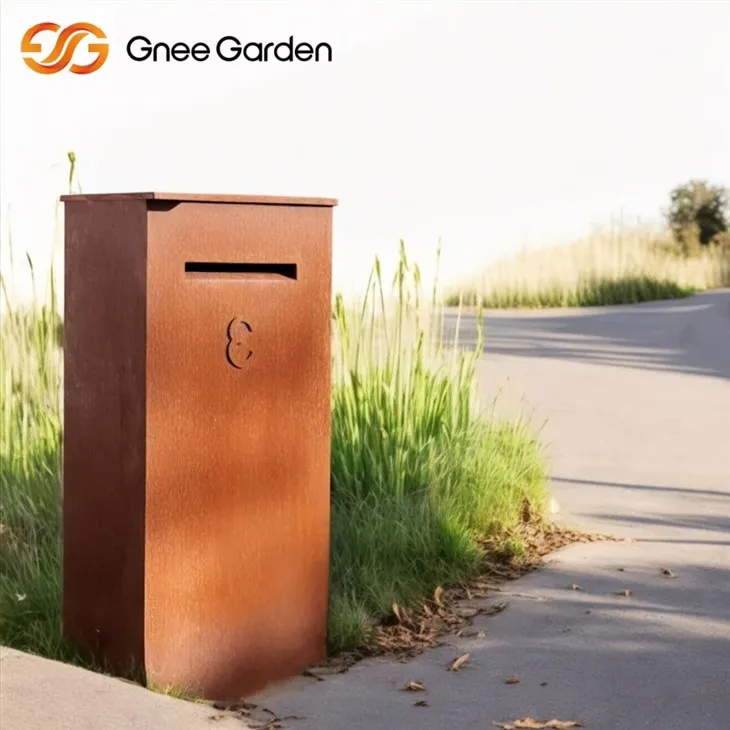 Модерен дизайн Corten Steel Mailbox