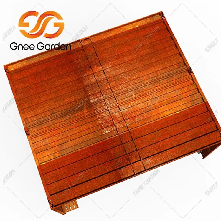 Модерна метална градинска пергола