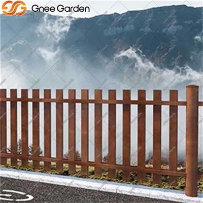 Corten Steel модерна ограда за курорти