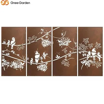 Паравани от стомана Corten - Издръжливи и стилни за уединение