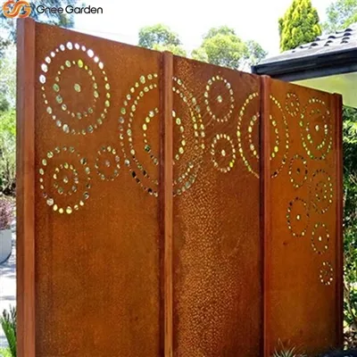 Нуждаете се от градински параван? Corten Steel Garden Screens - Gnee Garden