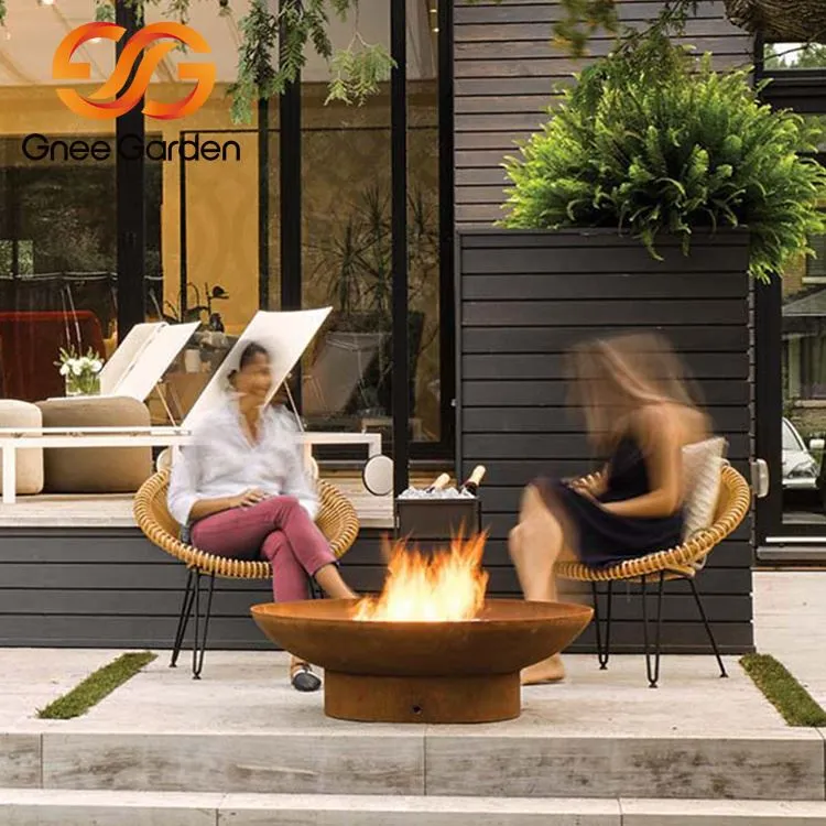 Външна градина Corten Steel Fire Pit