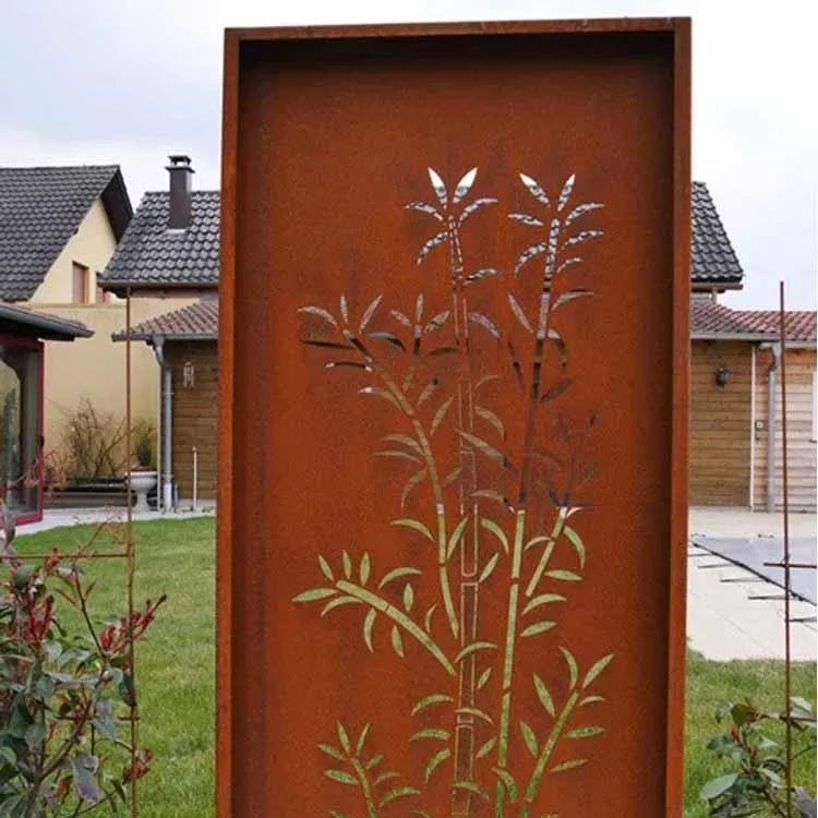 Privacy Steel Corten Screen Manufacturer Garden Screen