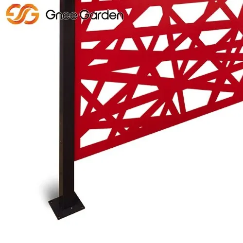 Corten Steel Red Laser-Cut Metal Panels