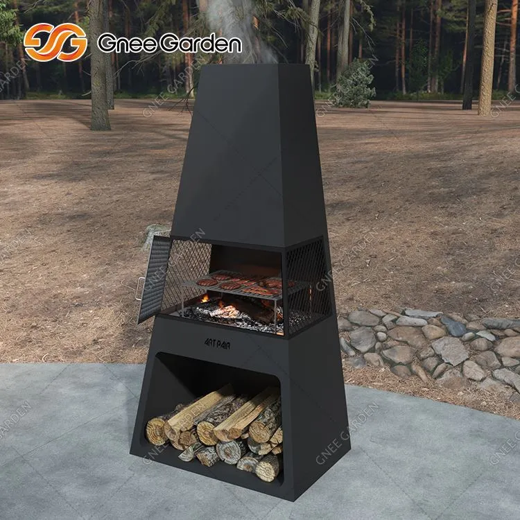 Вътрешна камина на дърва