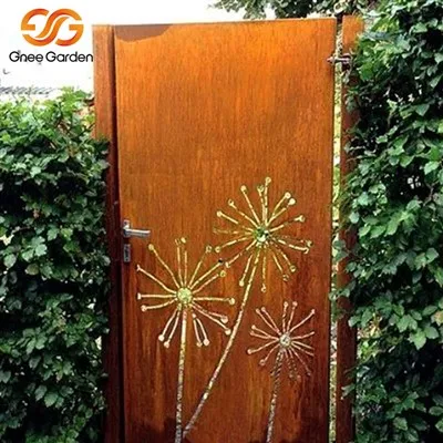 Стоманени градински паравани Corten