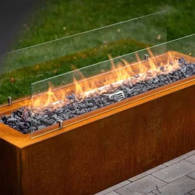 Метална газова камина