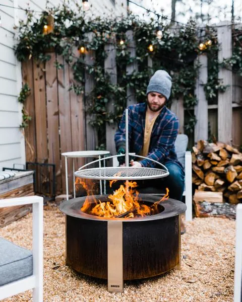 Огнена купа от неръждаема стомана