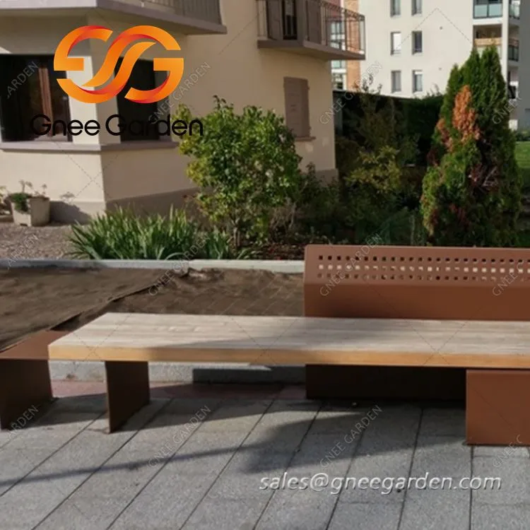 Външни мебели от атмосферни влияния от стомана